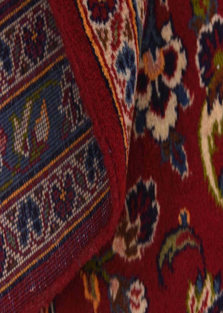 9' 8 x 13' 2 Hand Knotted Kashan Persian Wool Rug