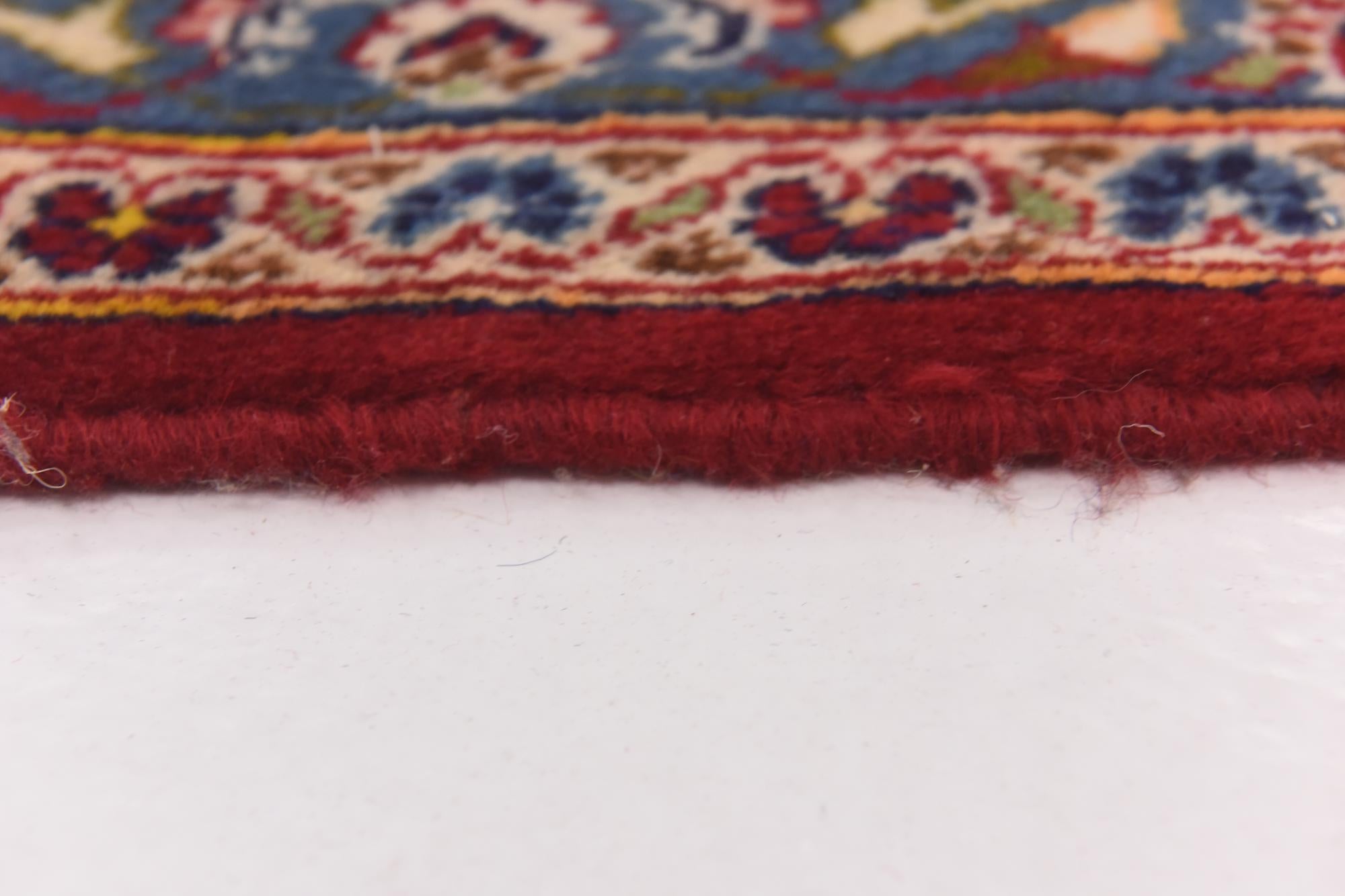 9' 8 x 13' 2 Hand Knotted Kashan Persian Wool Rug
