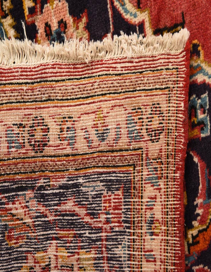 Detail image of 8' x 12' 6 Hand Knotted Kashan Persian Wool Rug