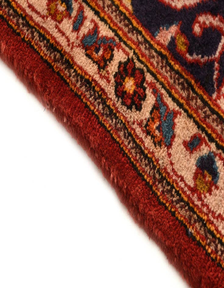 Detail image of 8' x 12' 6 Hand Knotted Kashan Persian Wool Rug