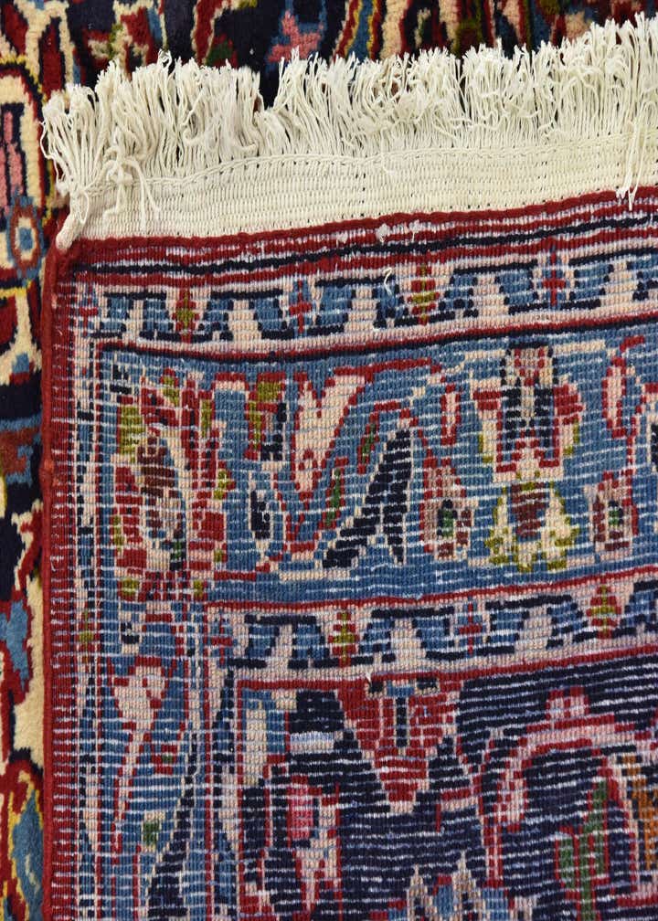 9' 6 x 12' 9 Hand Knotted Kashan Persian Wool Rug