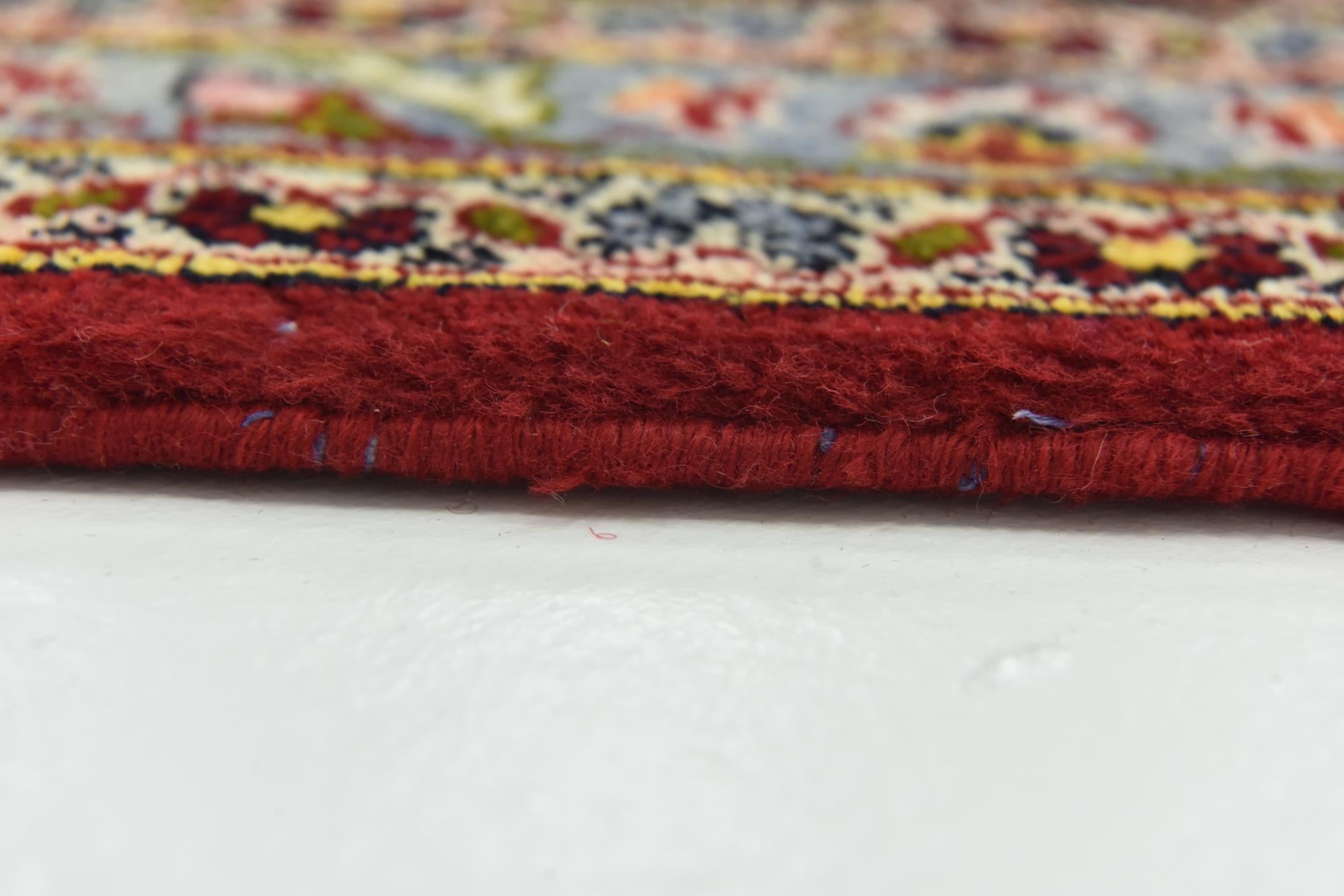 9' 8 x 12' 10 Hand Knotted Kashan Persian Wool Rug
