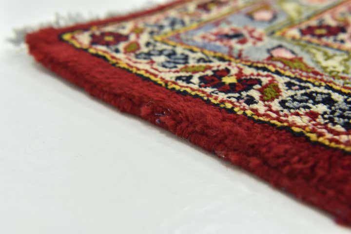 9' 8 x 12' 10 Hand Knotted Kashan Persian Wool Rug