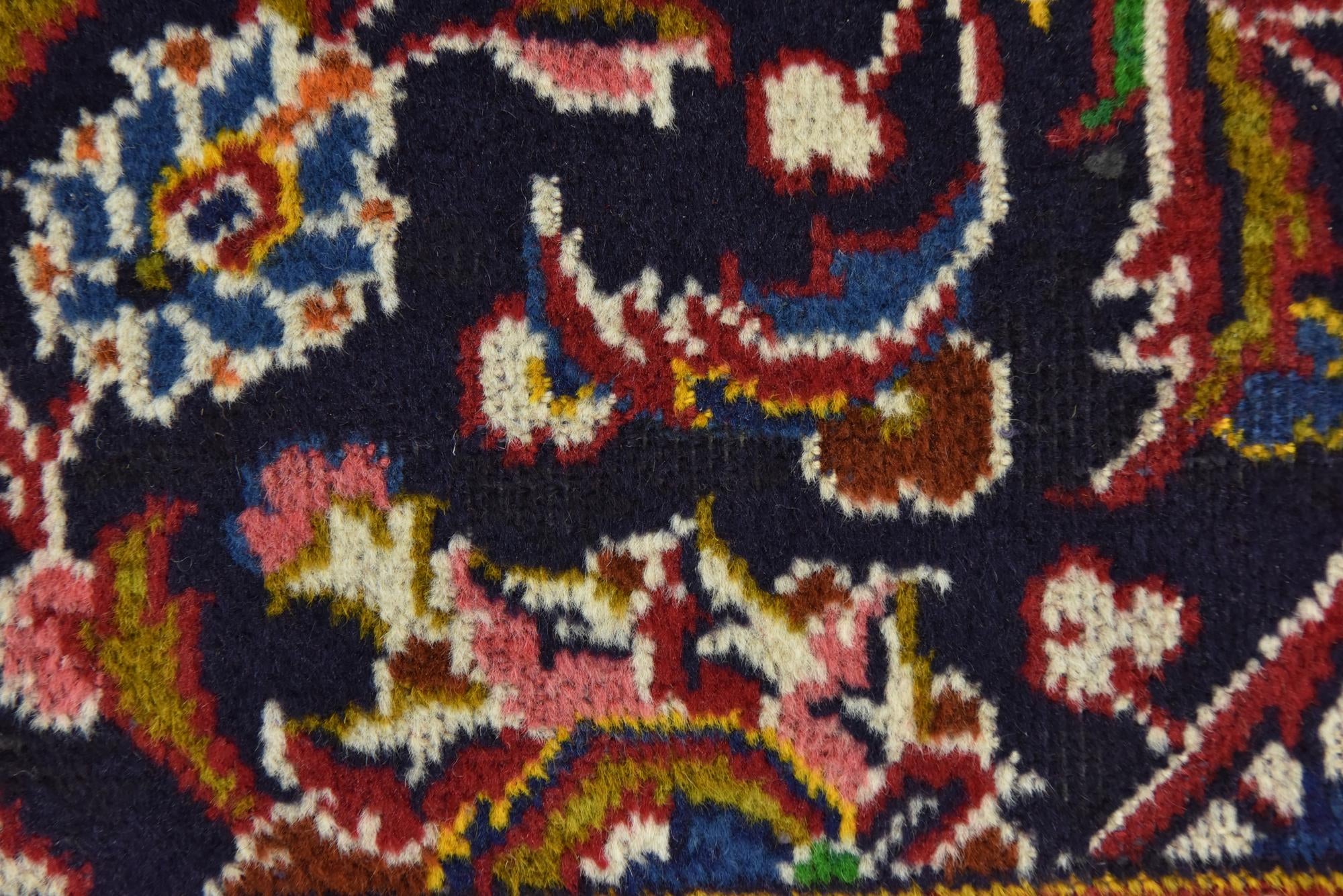 9' 10 x 12' 10 Hand Knotted Kashan Persian Wool Rug