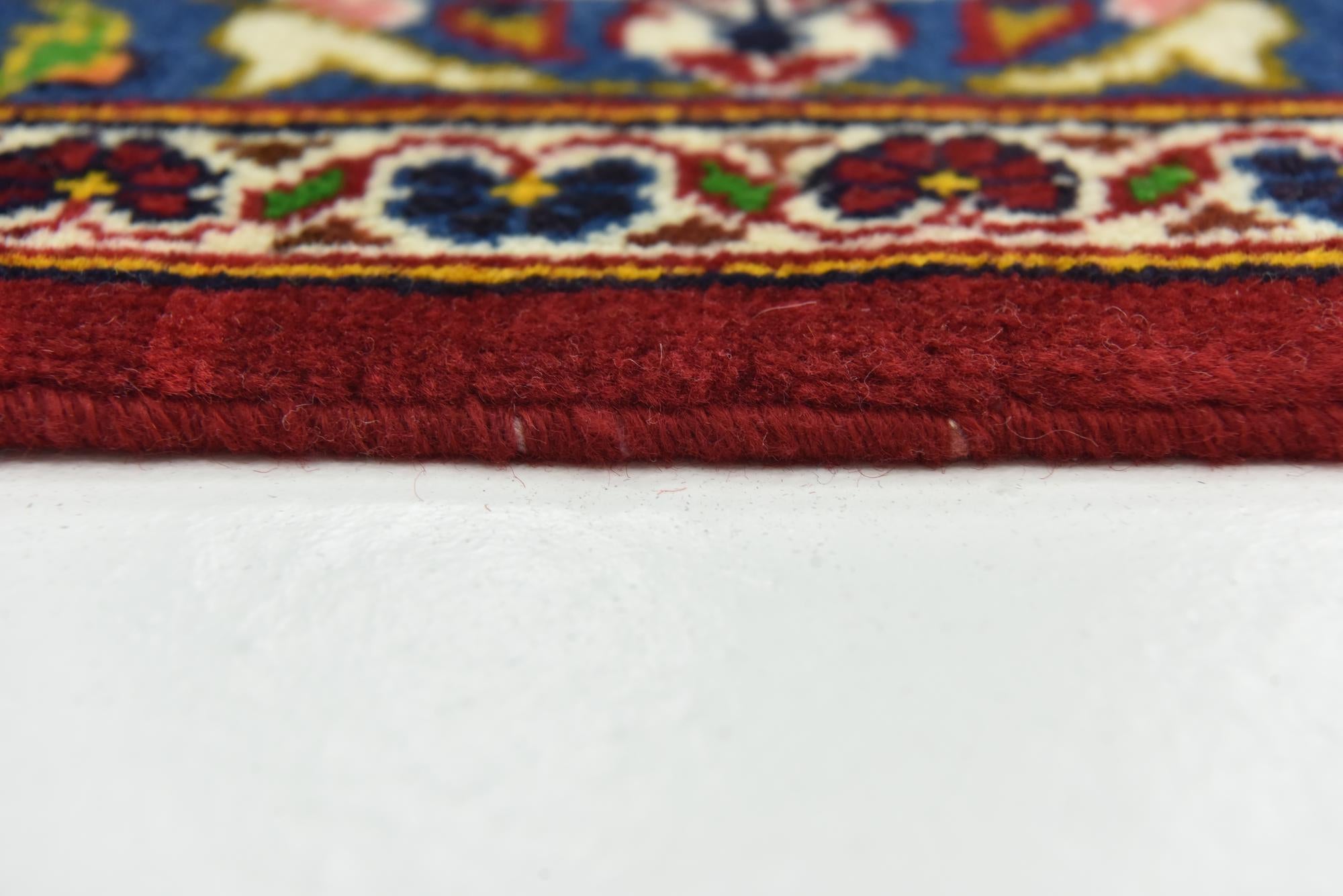 9' 10 x 12' 10 Hand Knotted Kashan Persian Wool Rug