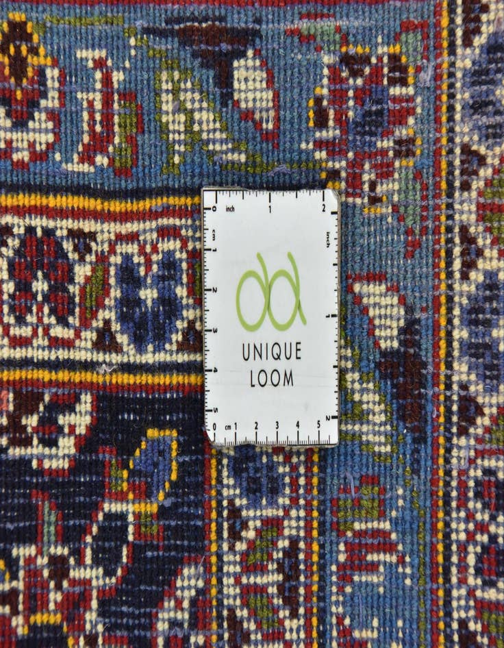 Detail image of 9' 5 x 13' 2  Hand Knotted Kashan Persian Wool Rug