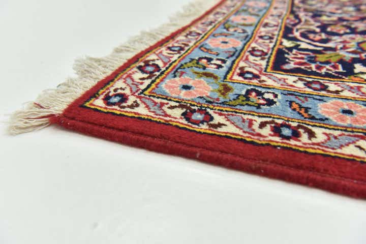 9' 9 x 13' 1 Hand Knotted Kashan Persian Wool Rug