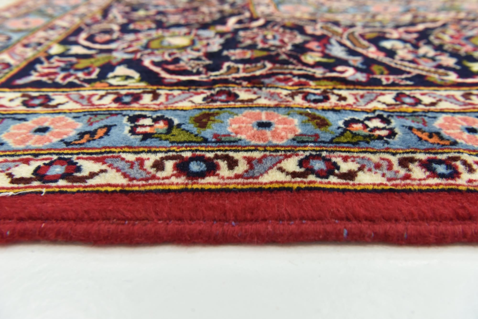 295cm x 400cm anudado a mano Kashan Alfombra Persa Lana