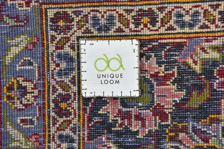 10' x 13' 5 Hand Knotted Kashan Persian Wool Rug