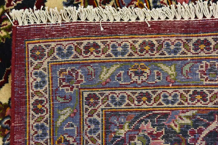 10' x 13' 5 Hand Knotted Kashan Persian Wool Rug