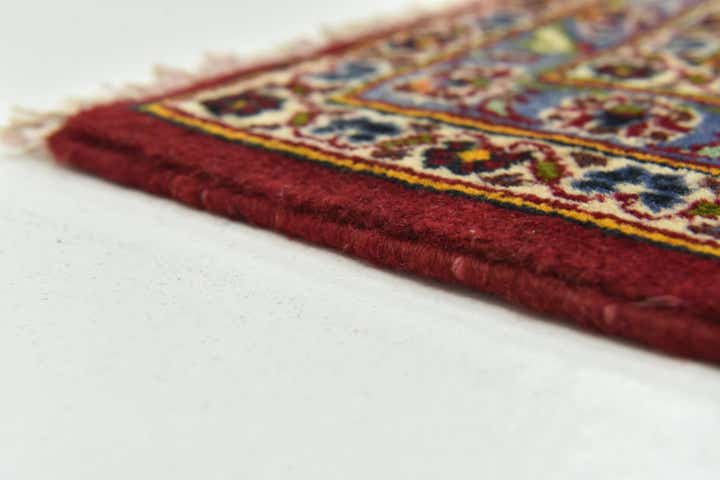 10' x 13' 5 Hand Knotted Kashan Persian Wool Rug