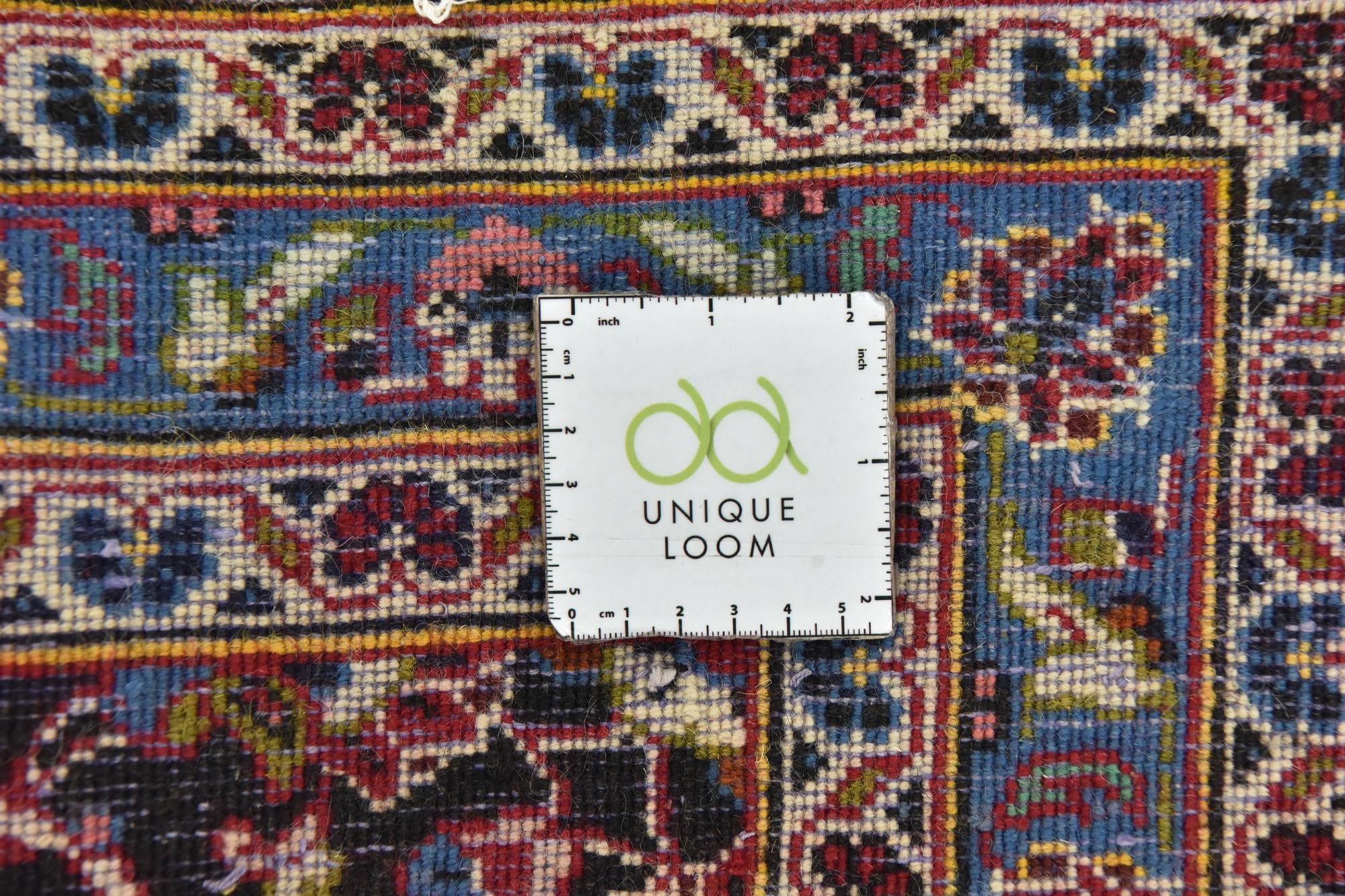 9' 8 x 13' 6 Hand Knotted Kashan Persian Wool Rug