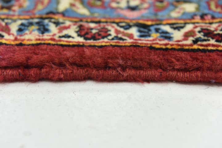 9' 8 x 13' 6 Hand Knotted Kashan Persian Wool Rug
