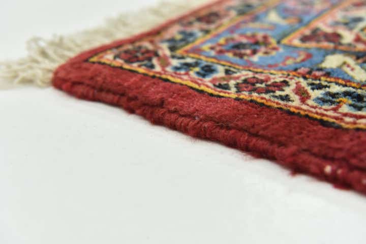9' 8 x 13' 6 Hand Knotted Kashan Persian Wool Rug