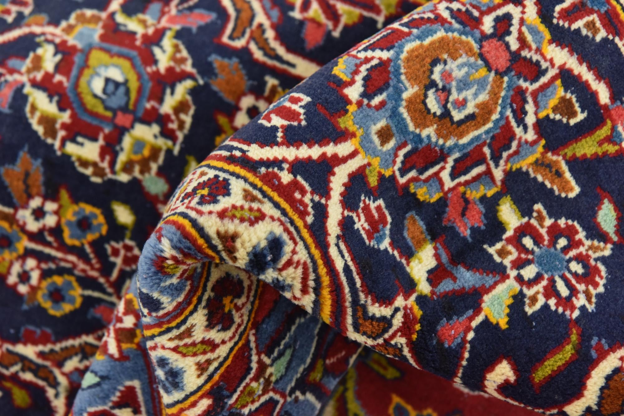 300cm x 400cm Hand Knotted Kashan Persian Wool Rug