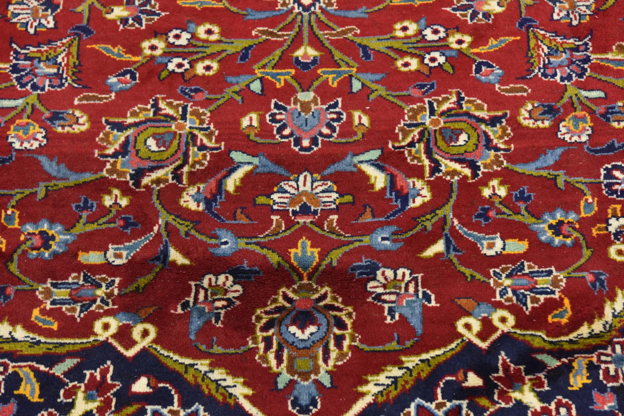 300cm x 400cm Hand Knotted Kashan Persian Wool Rug