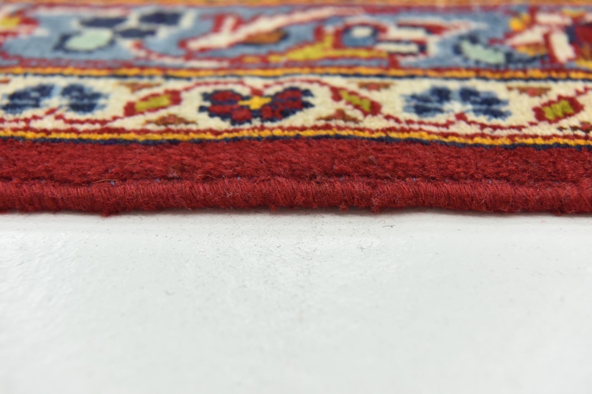 300cm x 400cm Hand Knotted Kashan Persian Wool Rug