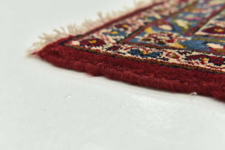 9' 8 x 12' 10 Hand Knotted Kashan Persian Wool Rug