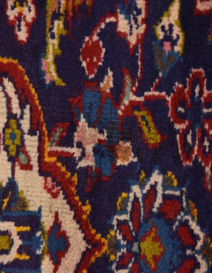 Detail image of 9' 8 x 13' 2  Hand Knotted Kashan Persian Wool Rug