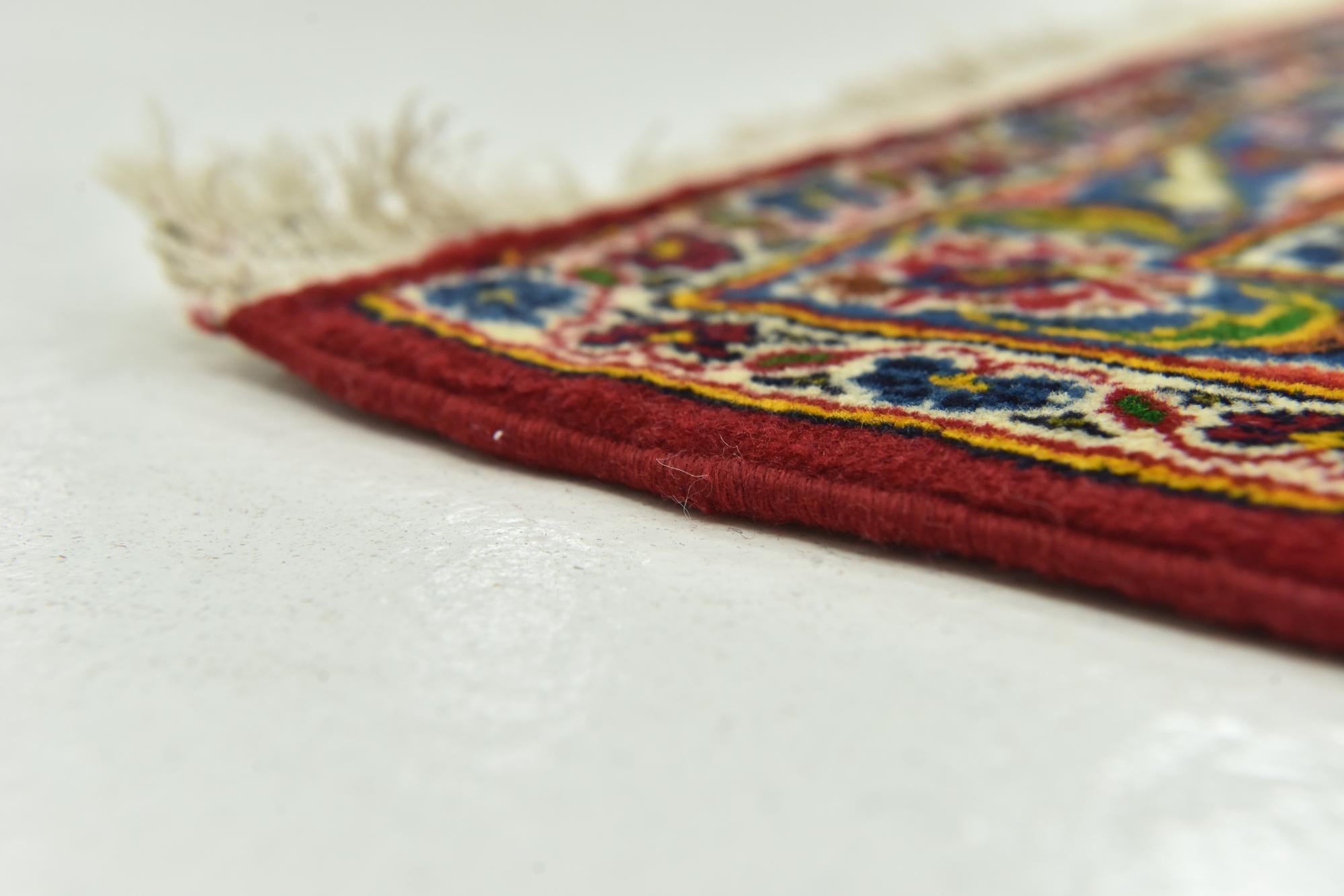 295cm x 395cm anudado a mano Kashan Alfombra Persa Lana