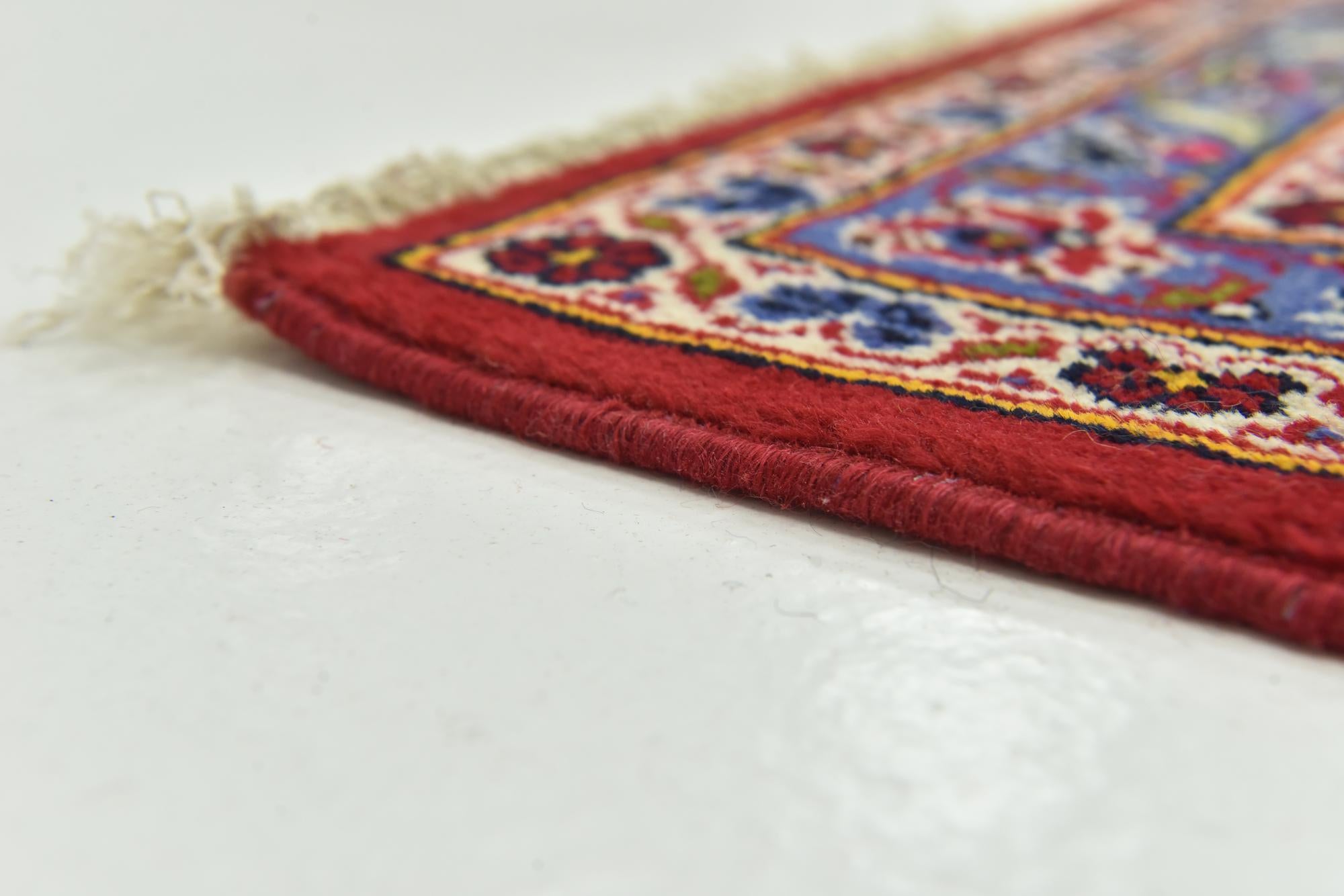 10' x 13' 5 Hand Knotted Kashan Persian Wool Rug