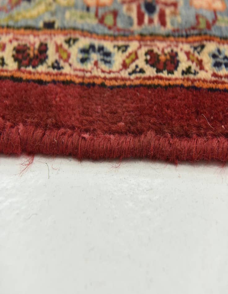 Detail image of 9' 8 x 14' 6 Hand Knotted Kashan Persian Wool Rug