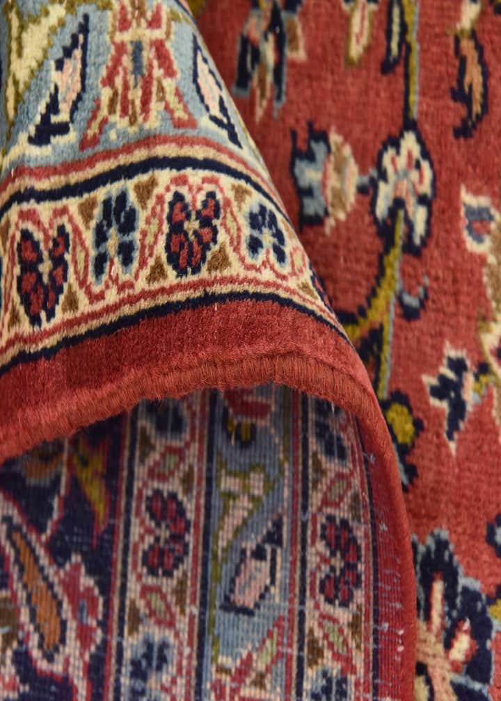 9' 10 x 12' 8 Hand Knotted Kashan Persian Wool Rug