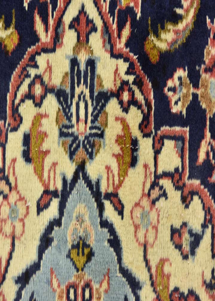 9' 10 x 12' 8 Hand Knotted Kashan Persian Wool Rug