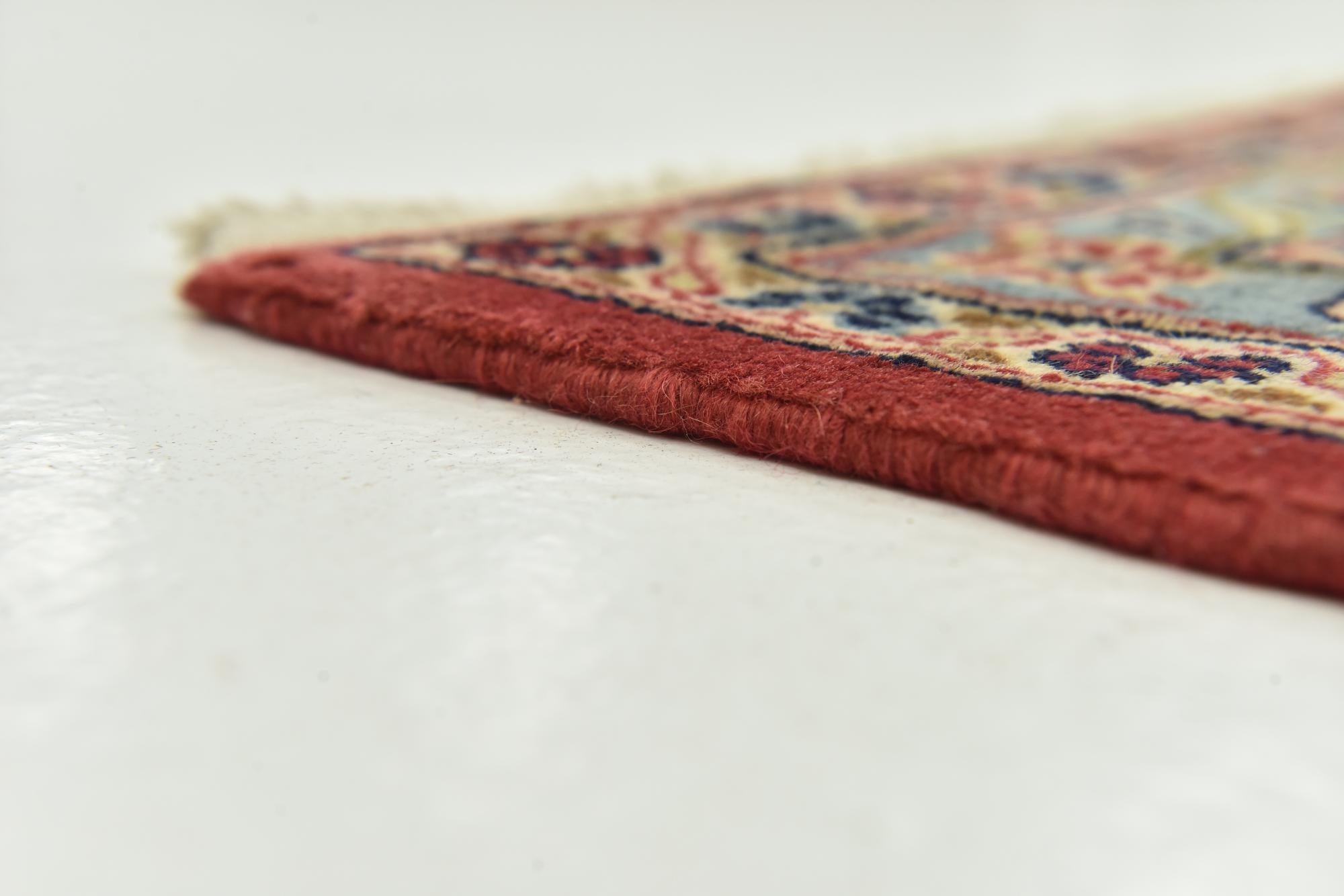 9' 10 x 12' 8 Hand Knotted Kashan Persian Wool Rug