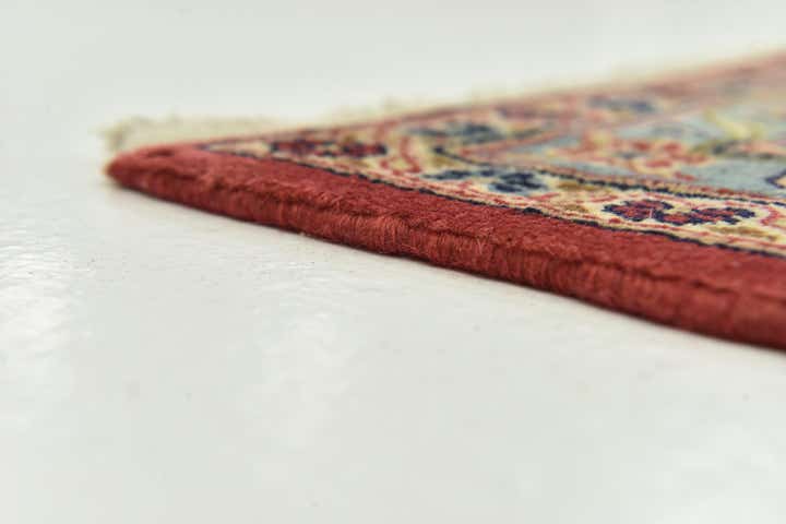 9' 10 x 12' 8 Hand Knotted Kashan Persian Wool Rug