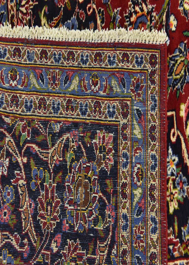 9' 10 x 12' 10 Hand Knotted Kashan Persian Wool Rug