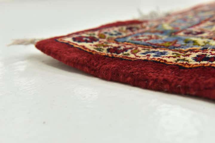 10' x 12' 8 Hand Knotted Kashan Persian Wool Rug