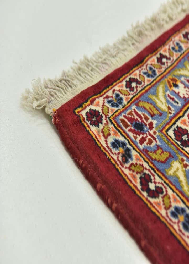 9' 10 x 13' 3 Hand Knotted Kashan Persian Wool Rug