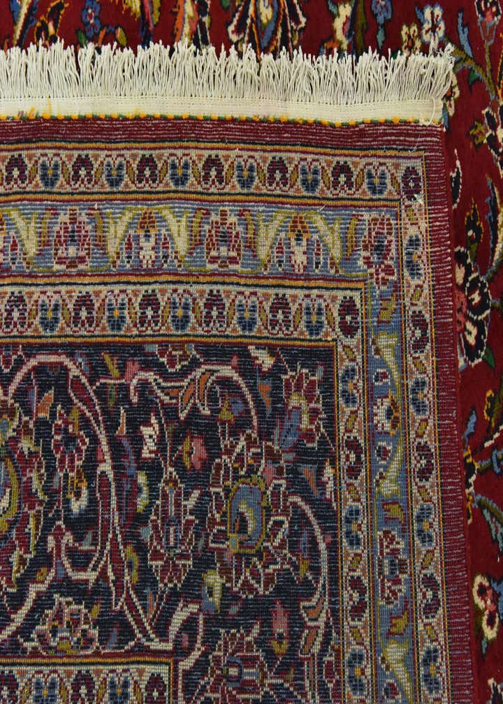 9' 10 x 13' 3 Hand Knotted Kashan Persian Wool Rug