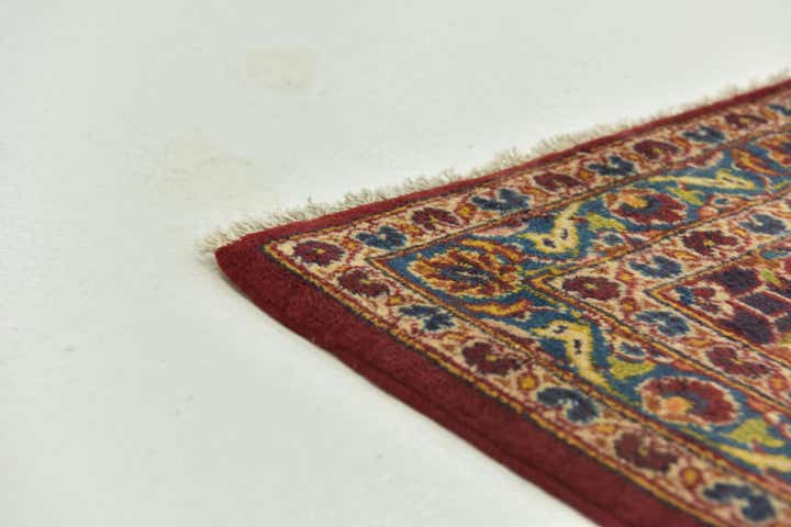 9' 9 x 13' 4 Hand Knotted Kashan Persian Wool Rug