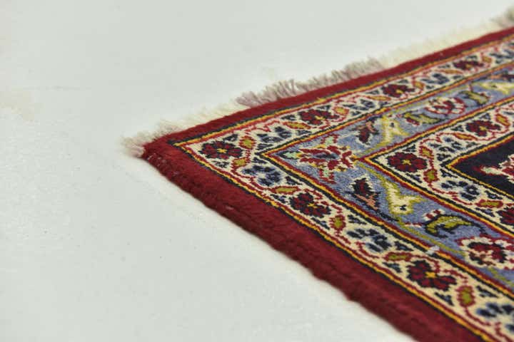 9' 4 x 13' 10 Hand Knotted Kashan Persian Wool Rug