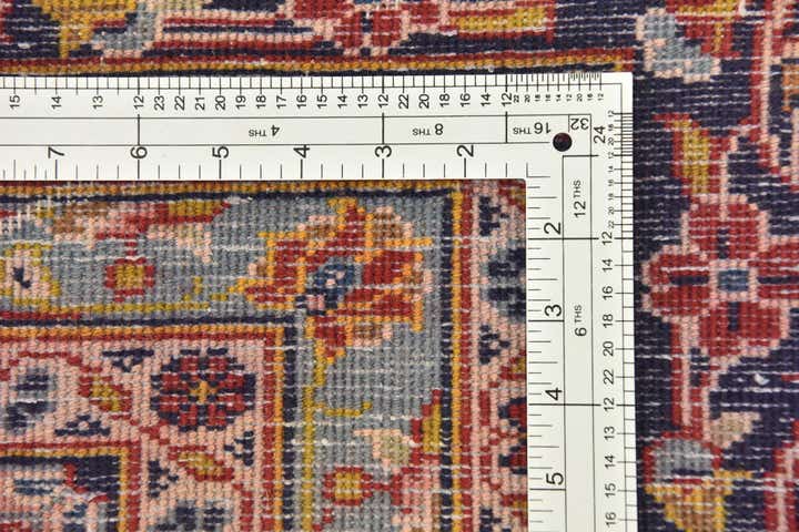9' 10 x 12' 10 Hand Knotted Kashan Persian Wool Rug