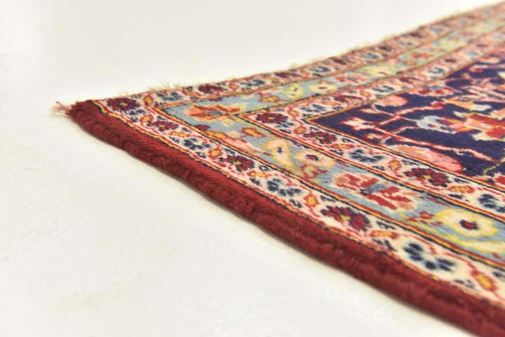 9' 10 x 12' 10 Hand Knotted Kashan Persian Wool Rug