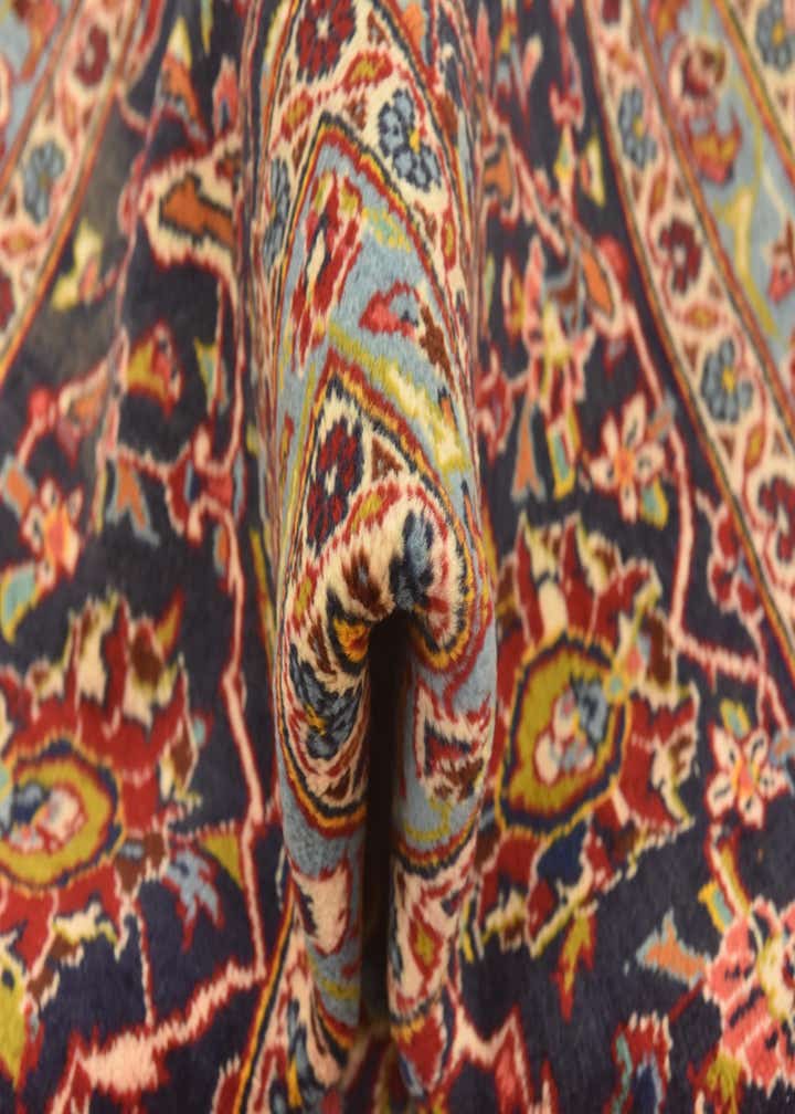 9' 7 x 14' 7 Hand Knotted Kashan Persian Wool Rug