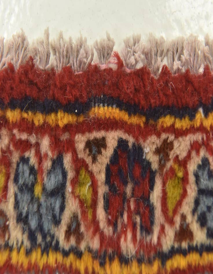 Detail image of 9' 7 x 14' 7  Hand Knotted Kashan Persian Wool Rug