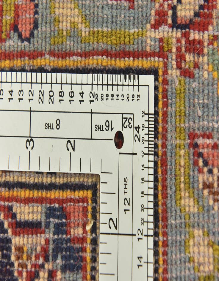 Detail image of 9' 7 x 14' 7  Hand Knotted Kashan Persian Wool Rug