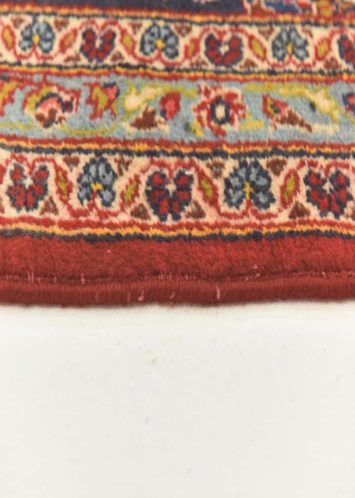 9' 7 x 14' 7 Hand Knotted Kashan Persian Wool Rug
