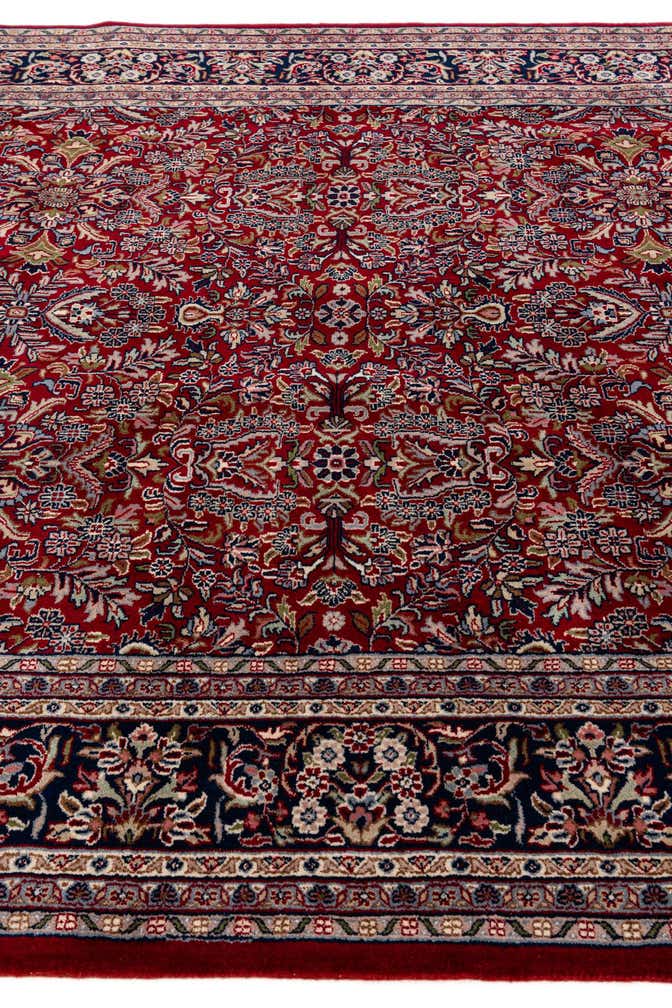 6' 7 x 9' 9 Hand Knotted Kashan Oriental Wool Rug