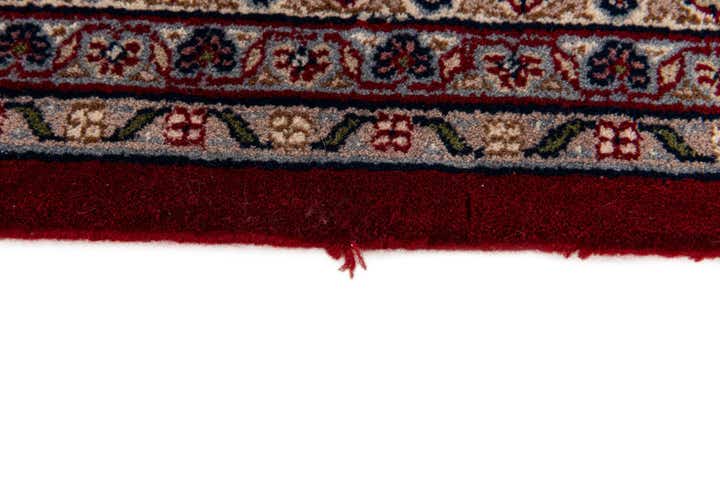 6' 7 x 9' 9 Hand Knotted Kashan Oriental Wool Rug