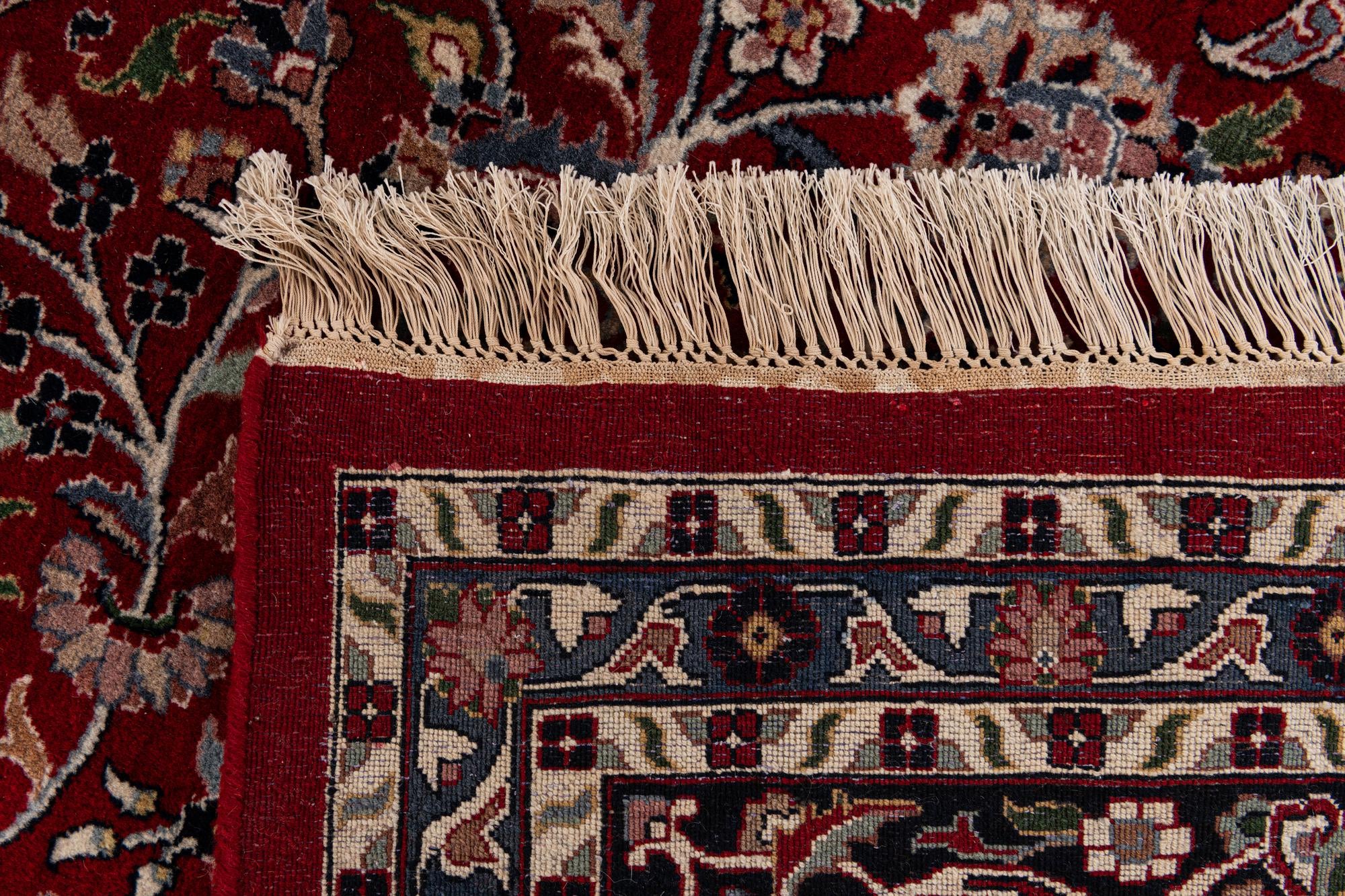 270cm x 365cm anudado a mano Kashan Alfombra Lana