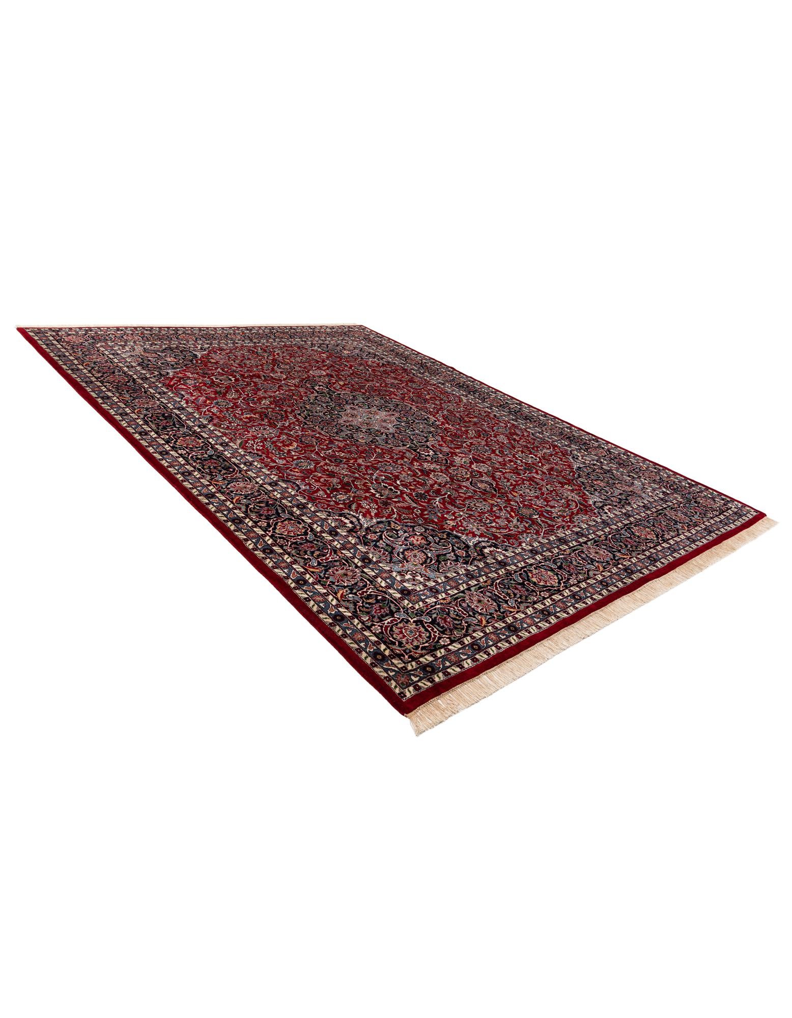 270cm x 365cm anudado a mano Kashan Alfombra Lana