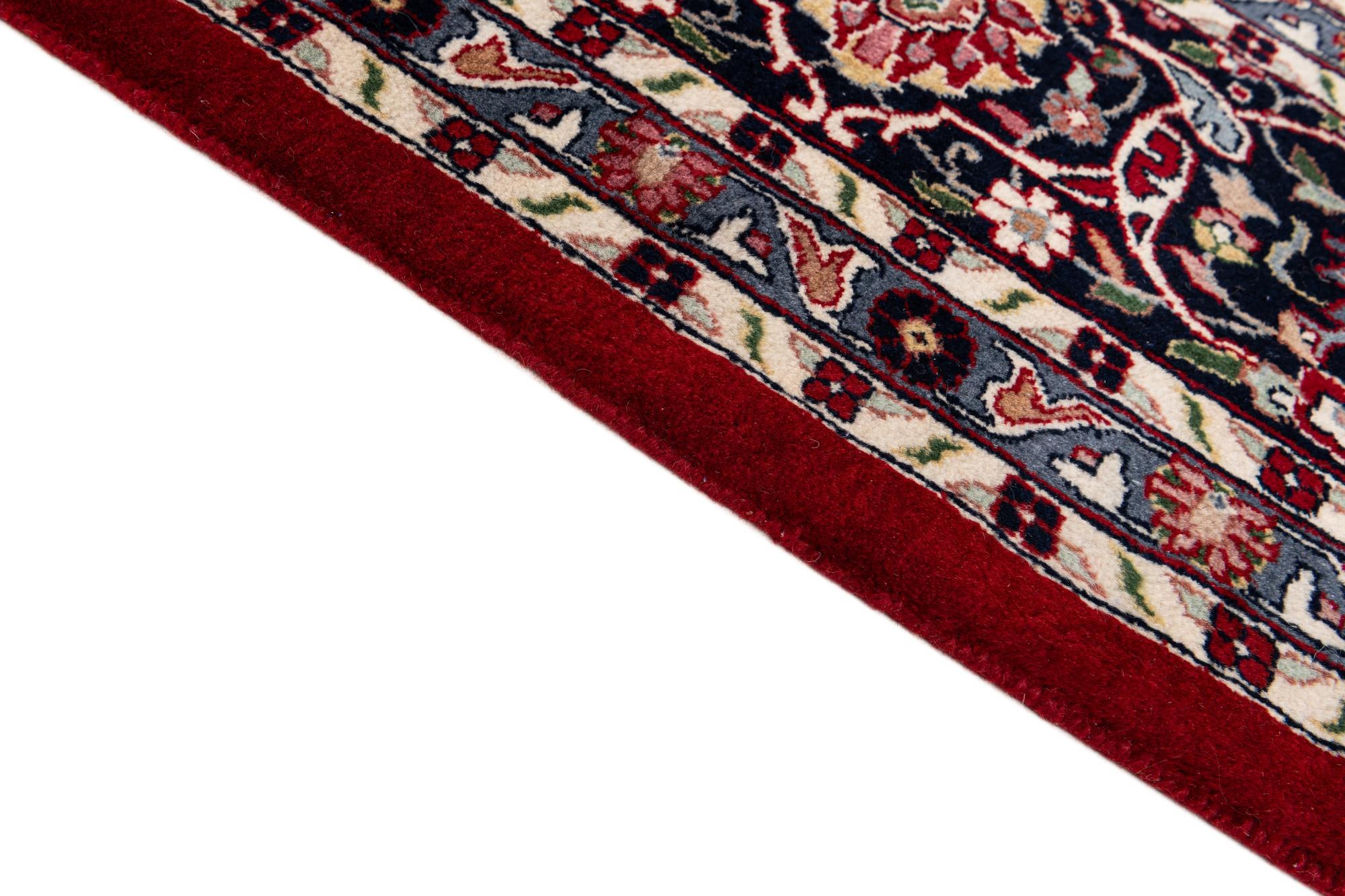 270cm x 365cm anudado a mano Kashan Alfombra Lana