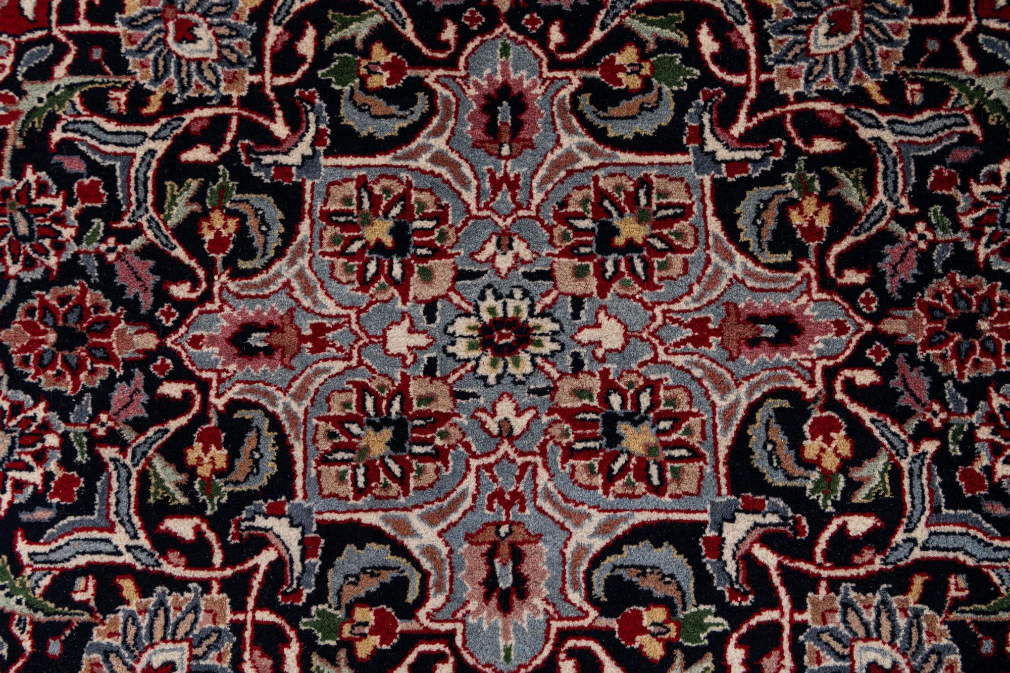 270cm x 365cm anudado a mano Kashan Alfombra Lana