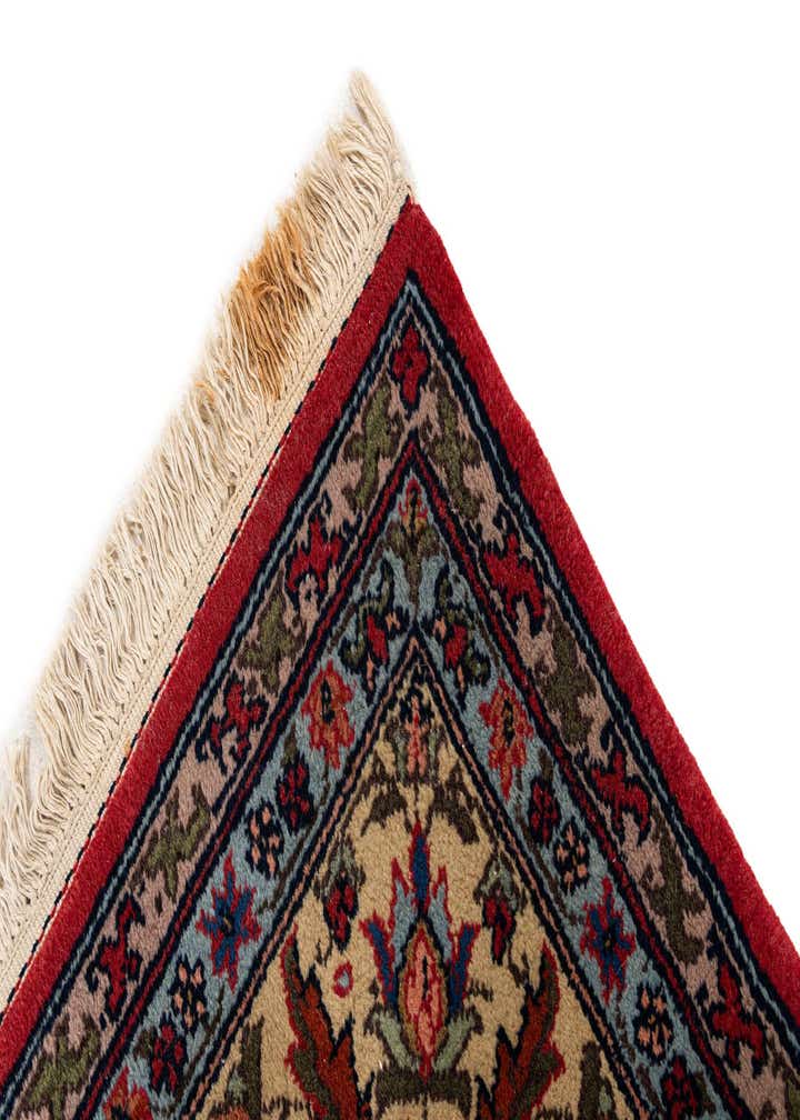 7' 3 x 10' 8 Hand Knotted Kashan Oriental Wool Rug