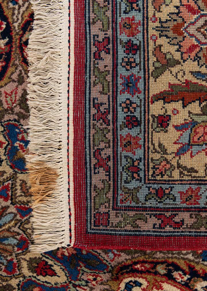 7' 3 x 10' 8 Hand Knotted Kashan Oriental Wool Rug